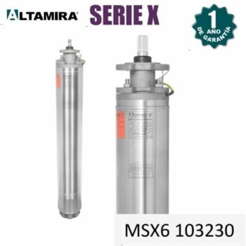 Motor eléctrico sumergible Altamira MSX6 103230 10 HP