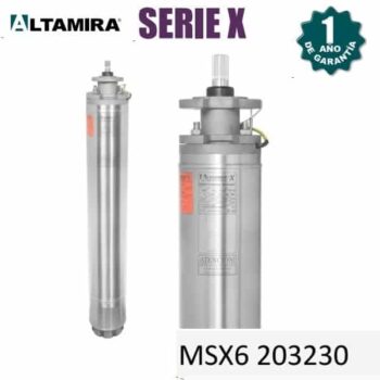 Motor eléctrico sumergible Altamira MSX6 203230 20 HP