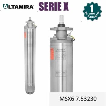 Motor eléctrico sumergible Altamira MSX6 7.53230 7.5 HP 3F 230 V