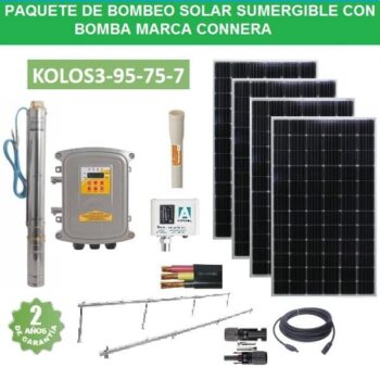 Kit de bomba solar sumergible KOLOS3-95-75-11