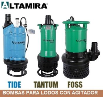 Bombas con agitador para lodos