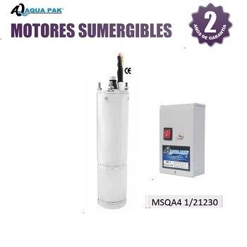 motor sumergible Aqua Pak 1/2 HP MSQA4 1/21230