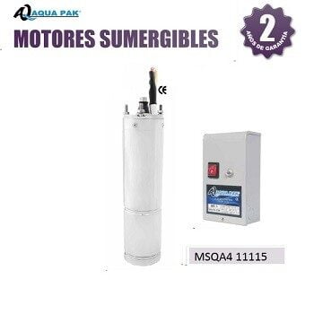 Motor sumergible Aqua Pak 1 HP MSQA4 11115