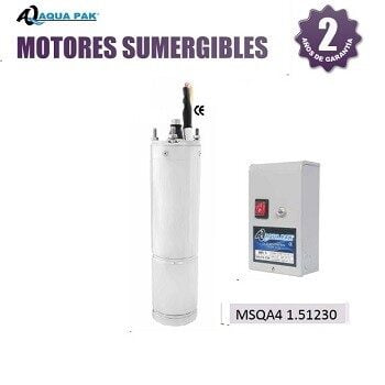 motor sumergible Aqua Pak 1.5 HP MSQA4 1.51230
