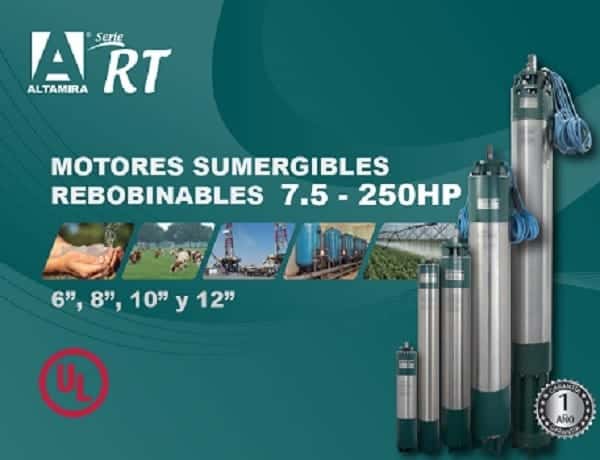 Motores sumergibles Altamira serie RT