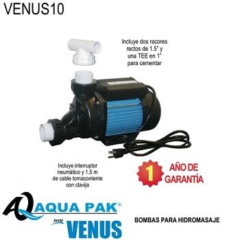 Bomba para hidromasaje 1 HP VENUS10
