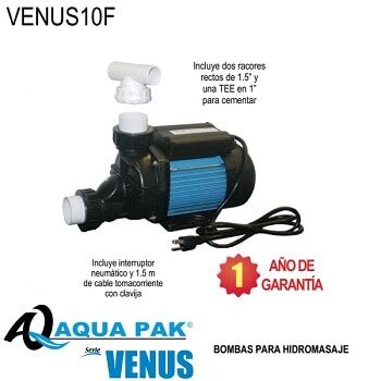 Bomba para hidromasaje 1 HP VENUS10F