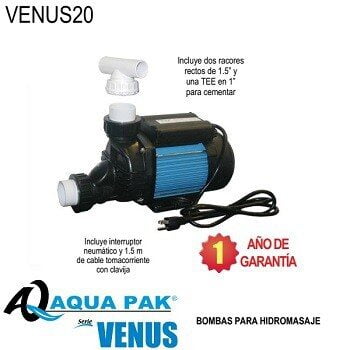 bomba para hidromasaje 2 HP VENUS20
