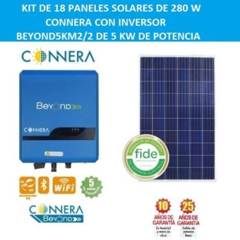 Kit de 18 paneles solares de 280W