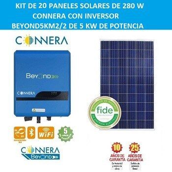 Kit de 20 paneles solares de 280W