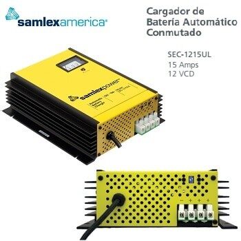 Cargador de baterías Samlex SEC-1215UL