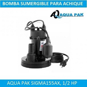 Bomba de achique de 1/2 HP SIGMA155AX