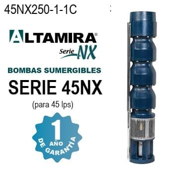 Bomba de tazones 45 LPS de 25 HP