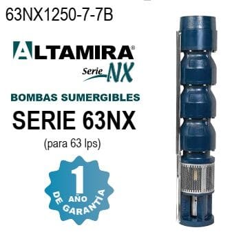 bomba de tazones 63 LPS de 125 HP