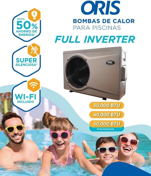 Bombas de calor Full Inverter marca Oris