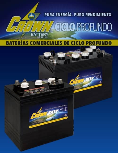 Baterías de ciclo profundo Crown