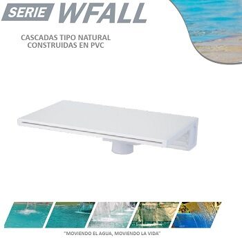 Cascada para alberca de 48 pulg labio de 12
