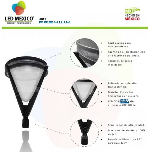 Puntas de poste MODELO KONICA