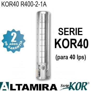 bomba sumergible Altamira 40 HP KOR40 R400-2-1A
