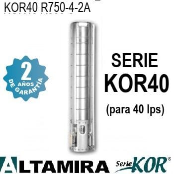 bomba sumergible Altamira 75 HP KOR40 R750-4-2A