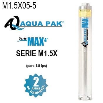 Bomba sumergible 1/2 HP Aqua Pak M1.5X05-5