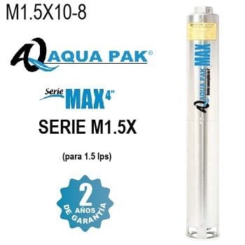 bomba sumergible 1 HP Aqua Pak M1.5X10-8