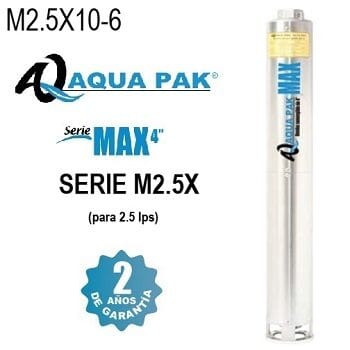 bomba sumergible 1 HP Aqua Pak M2.5X10-6
