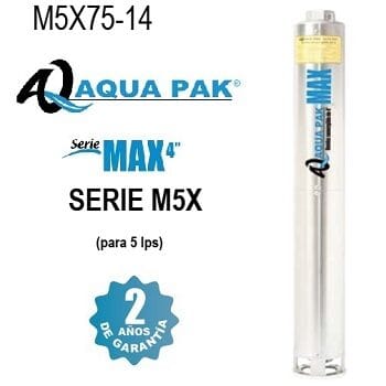 bomba sumergible 7 1/2 HP Aqua Pak M5X75-14