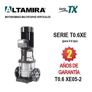 Bomba vertical 1/2 HP Altamira T0.6 XE05-2