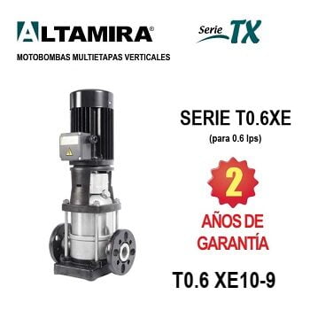 bomba vertical 1 HP Altamira T0.6 XE10-9