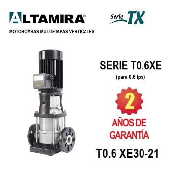 bomba vertical 3 HP Altamira T0.6 XE30-21