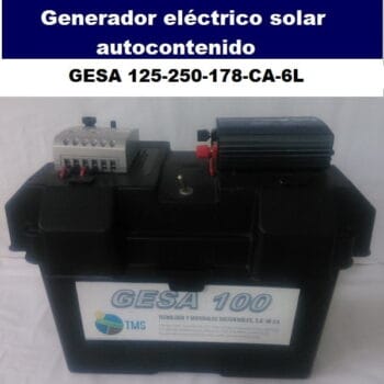 Kit panel solar aislado 125 W