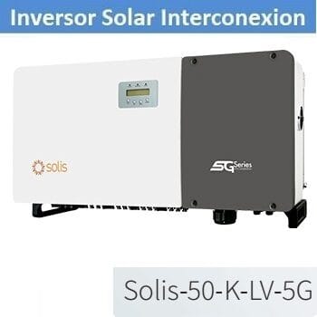 Inversor solar 50 KW Solis-50K-LV-5G