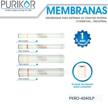 Membrana ósmosis inversa 4x40 LP Purikor