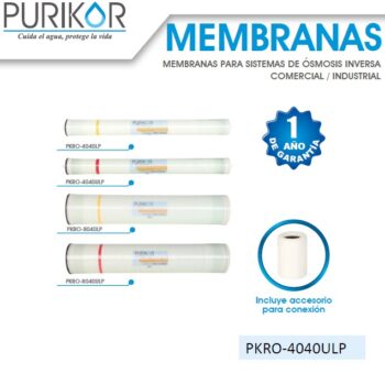 Membrana ósmosis inversa 4x40 ULP Purikor