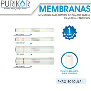 Membrana ósmosis inversa 8x40 ULP Purikor