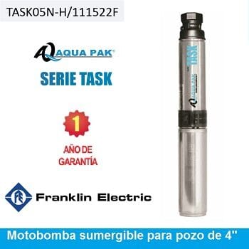 motobomba sumergible 1/2 HP TASK05N-H/111522F