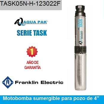 motobomba sumergible 1/2 HP TASK05N-H/123022F