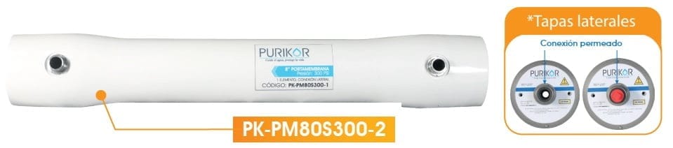 portamembrana 8" x 80" Purikor PK-PM80S300-2