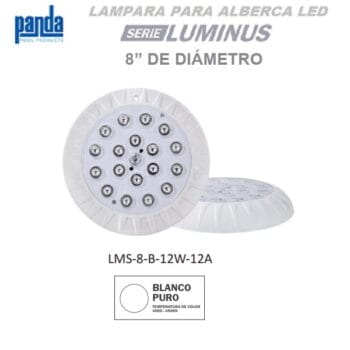 lámpara para alberca LED 12 W LMS-8-B-12W-12A