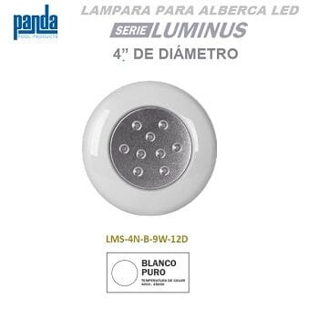 lámpara para alberca LED 9 W LMS-4N-B-9W-12D