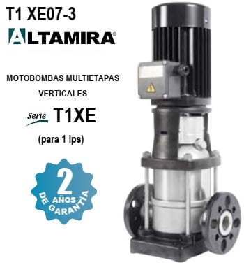 bomba vertical 3/4 HP Altamira T1 XE07-3