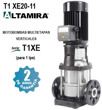 bomba vertical 2 HP Altamira T1 XE20-11