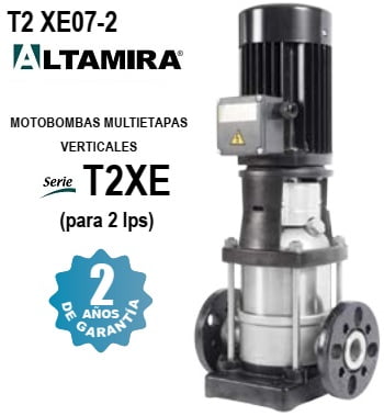 Bomba vertical 3/4 HP Altamira T2 XE07-2