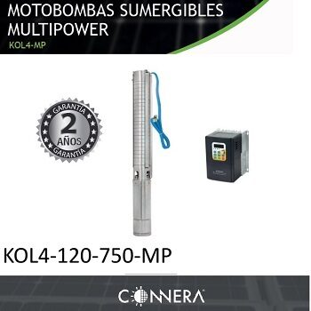Bomba solar sumergible Connera KOL4-120-750-MP