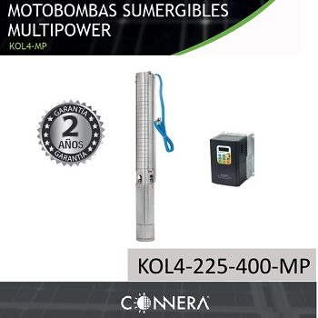 Bomba solar sumergible Connera KOL4-225-400-MP