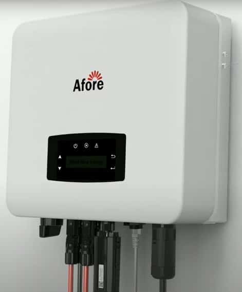 Vista Inversor Solar 3 KW Afore HNS3000TL-1 