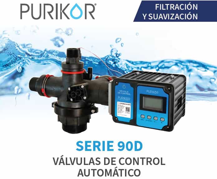 Válvulas para filtro de agua Purikor serie 90D