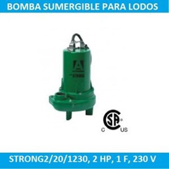 Bomba para lodos 1 HP Altamira STRONG2F/10/1230