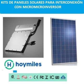 Kit de 4 Paneles Solares de 450W microinversor Hoymiles